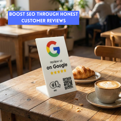 Google Review Stand - Turn Everyday Foot Traffic Into Powerful Social Proof