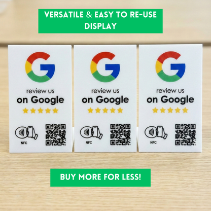 Google Review Stand - Turn Everyday Foot Traffic Into Powerful Social Proof