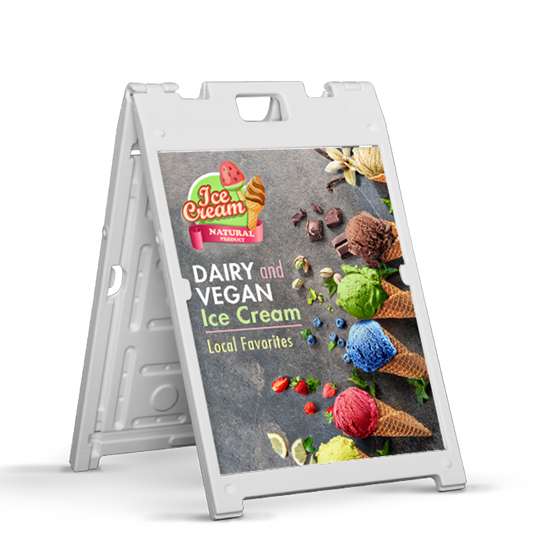 Custom A-Frame Sidewalk Sign Printing - Print with Provision