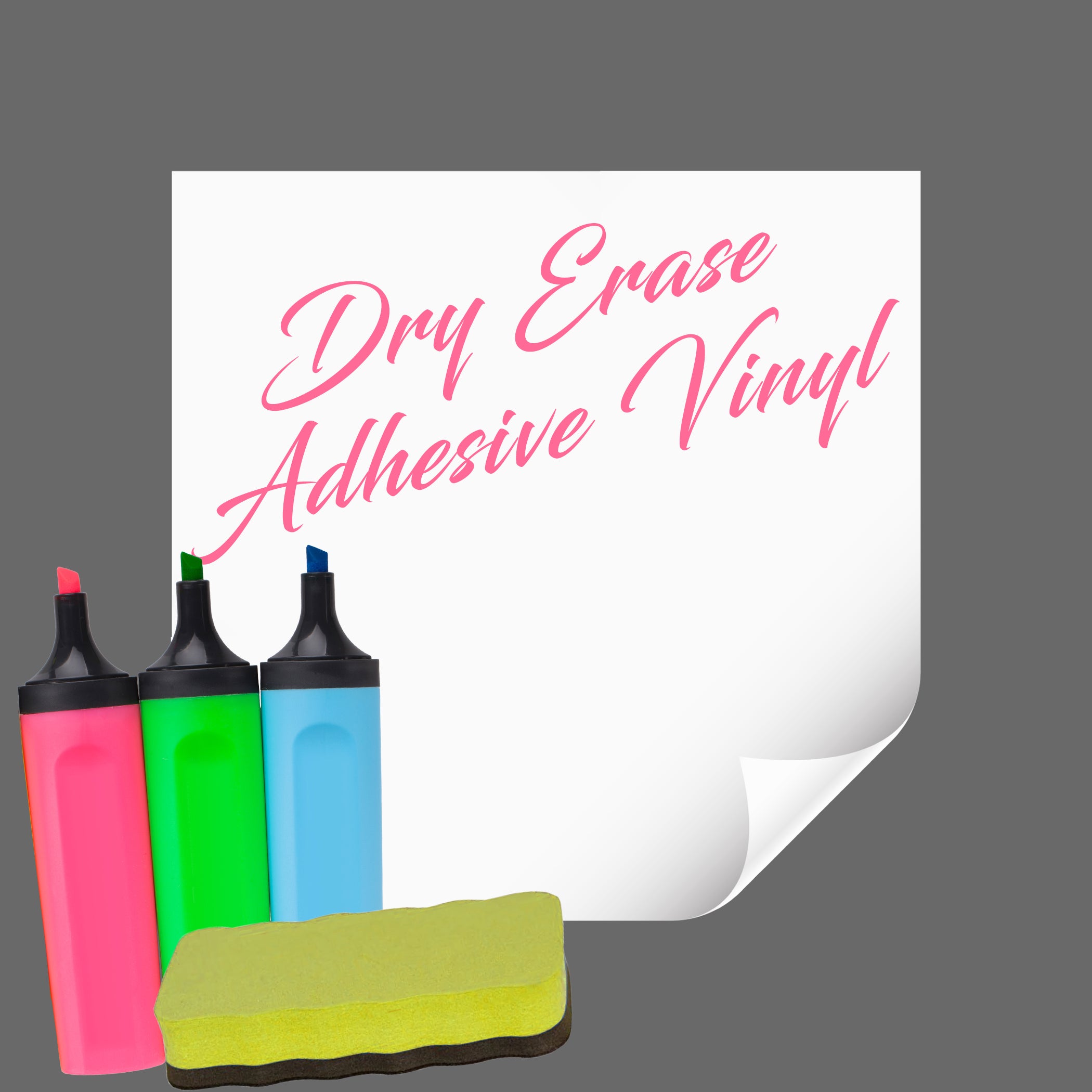 Custom Dry Erase Adhesive Vinyl Printing - Print with Provision