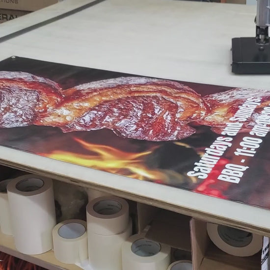 Custom Printed Event Banner for Restaurant - Print with Provision Custom Banner Printing Custom Outdoor & Indoor Sign